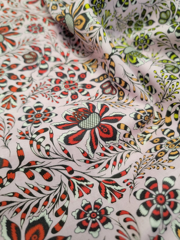 Tula Pink ROAR! || Wild Vine - Blush || ROAR! || Quilting Cotton