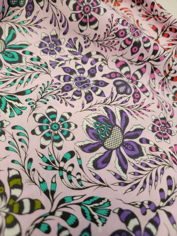 Tula Pink ROAR! || Wild Vine - Blush || ROAR! || Quilting Cotton