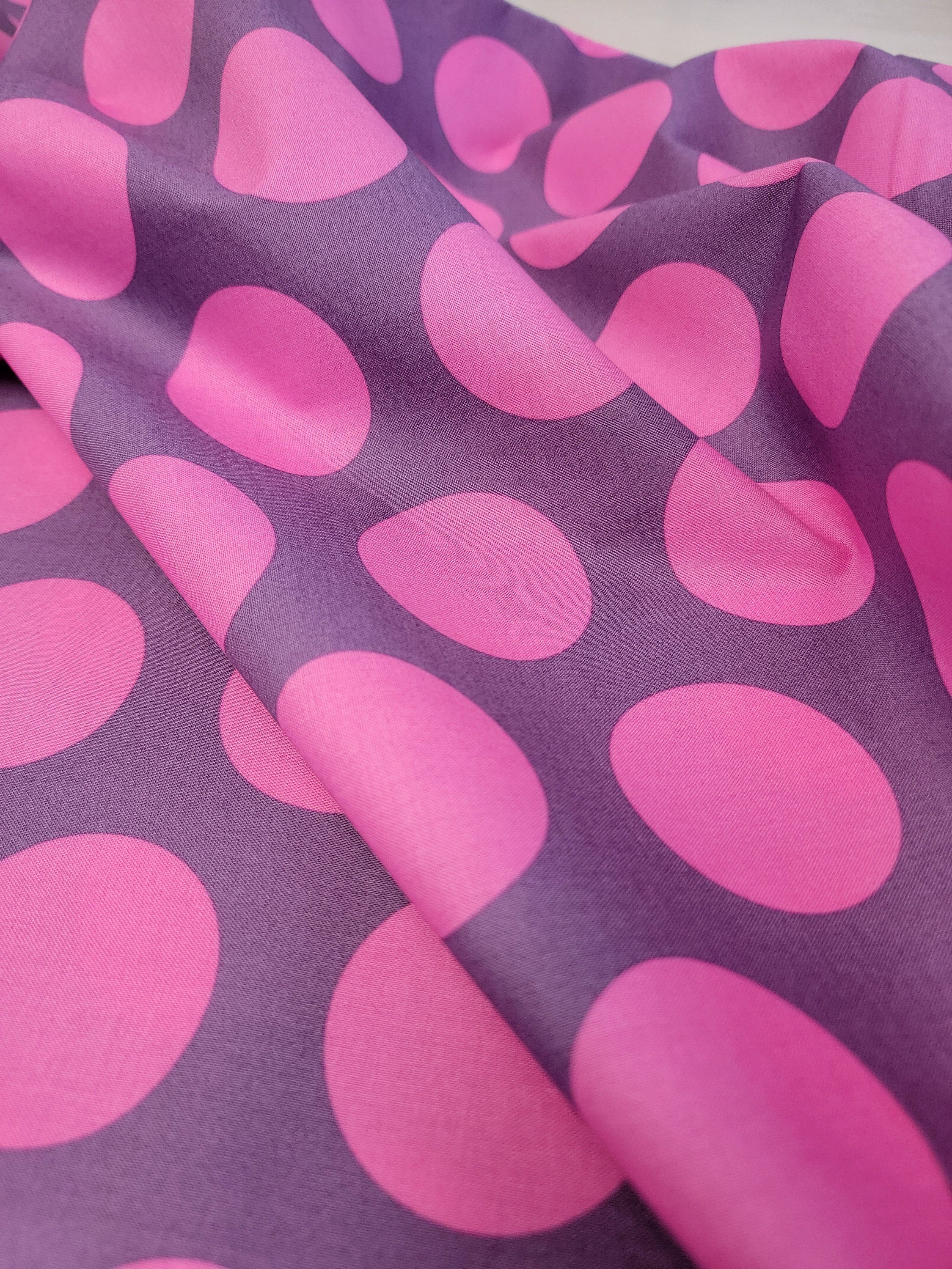 Tula Pink ROAR! || Dinosaur Eggs - Mist (2 1/4" wide "Eggs") || Quilting Cotton