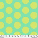 Tula Pink ROAR! || Dinosaur Eggs - Mint (2 1/4" wide "Eggs") || Quilting Cotton