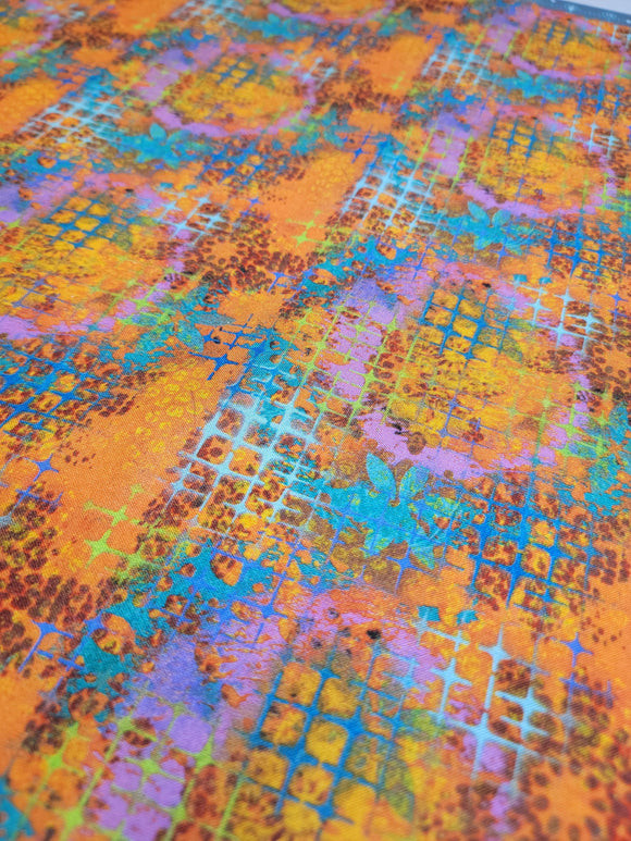 Crosshatch - Orange || Butterfly Fields || Free Spirit