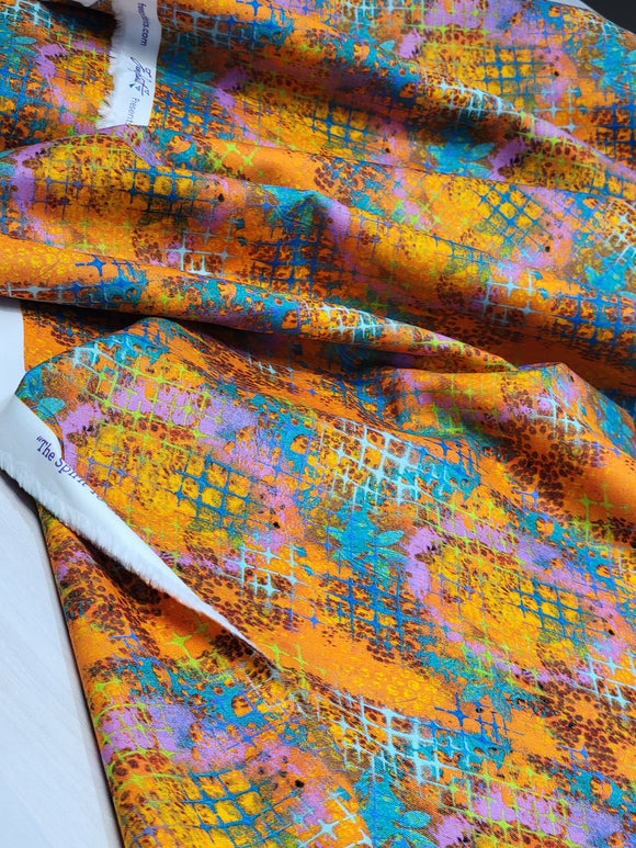 Crosshatch - Orange || Butterfly Fields || Free Spirit