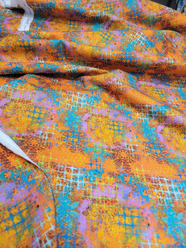 Crosshatch - Orange || Butterfly Fields || Free Spirit