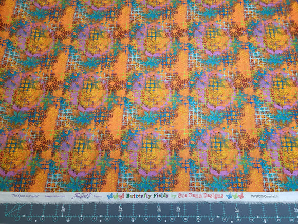 Crosshatch - Orange || Butterfly Fields || Free Spirit