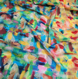 Butterfly Plaid - Multi || Butterfly Fields || Free Spirit