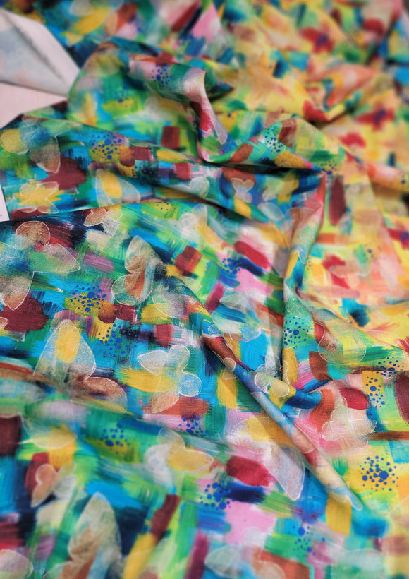 Butterfly Plaid - Multi || Butterfly Fields || Free Spirit