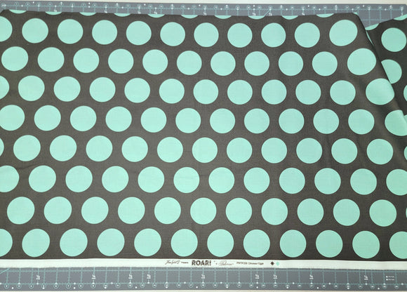 Tula Pink ROAR! || Dinosaur Eggs - Storm (2 1/4" wide "Eggs") || Quilting Cotton