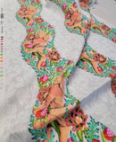 Tula Pink ROAR! || Trifecta - Blush || Quilting Cotton || Triceratops