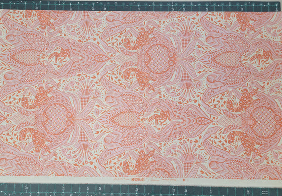 Tula Pink ROAR! || Gift Rapt - Blush || Quilting Cotton