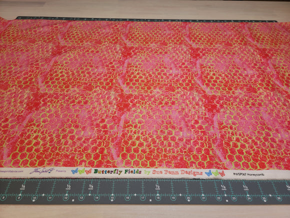 Honeycomb - Pink || Butterfly Fields || Free Spirit
