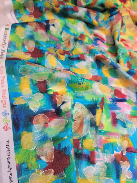 Butterfly Plaid - Multi || Butterfly Fields || Free Spirit