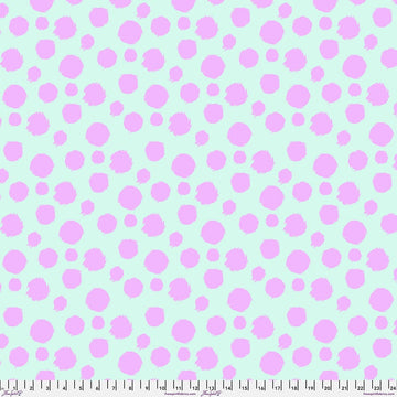Minky - Fur Ball - Technomint || 60" Wide || Tabby Road Déjà Vu || Tula pink