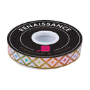 Tula Pink Stargazer in Mint 7/8in Polyester Ribbon by Renaissance Ribbon