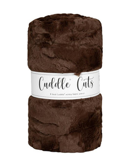 2 Yard Luxe Cuddle® Cut Hide Chocolate || 58/60" Wide x 72" Long