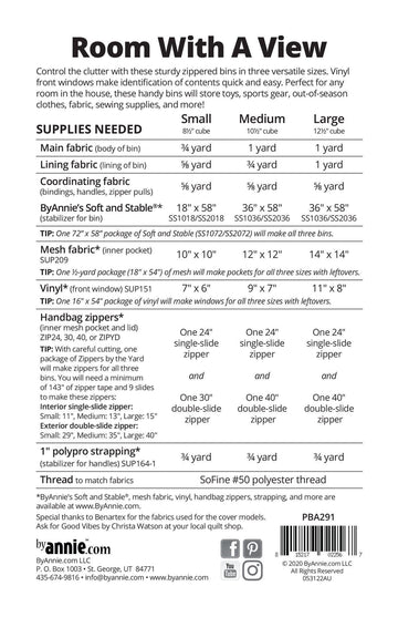 ByAnnie Room With a View Pattern with Add-On Video Coupon