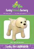 Lucky the Labrador - Funky Friends Stuffed Animal Pattern