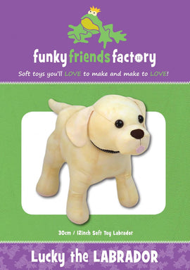Lucky the Labrador - Funky Friends Stuffed Animal Pattern