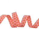 Tula Pink Dinosaur Eggs 5/8in Wide *Reversible* Polyester Ribbon by Renaissance Ribbon