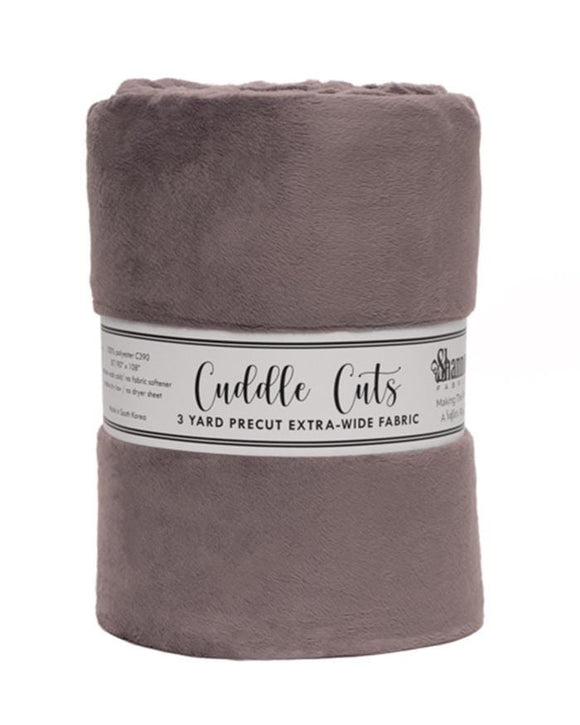 3 Yard Shannon Cuddle® Cut C390 Charcoal || 88/90" Wide x 108" Long