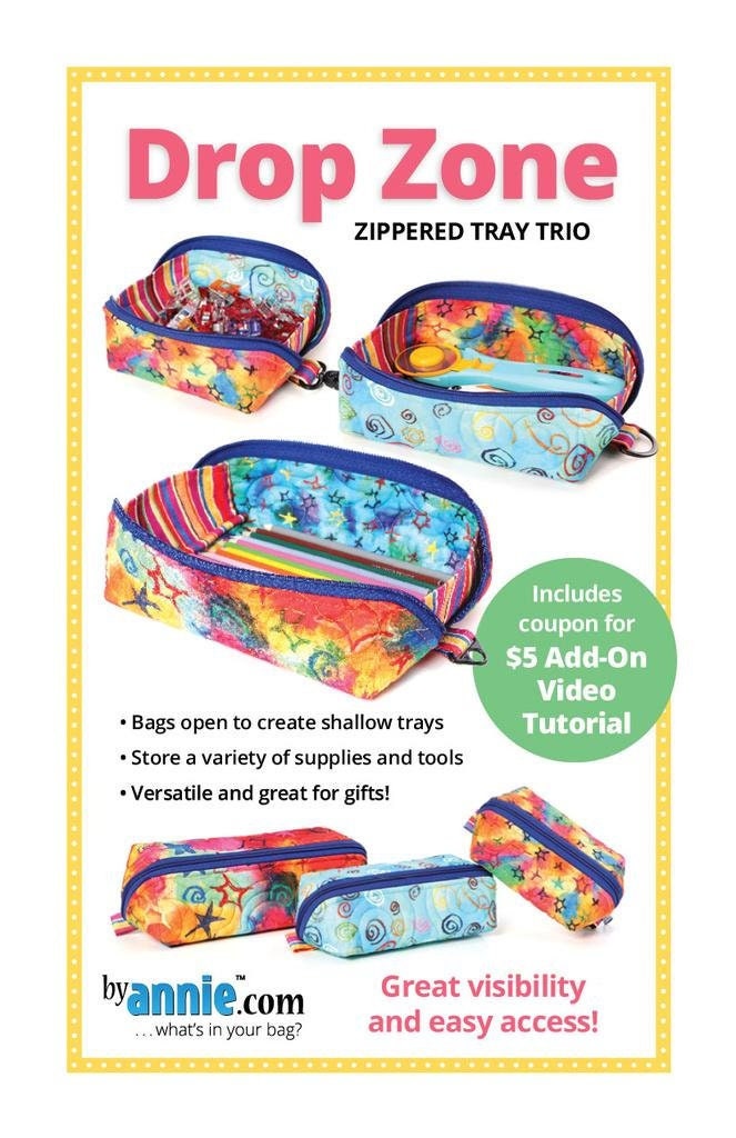 ByAnnie Drop Zone Pattern with Add-On Video Coupon