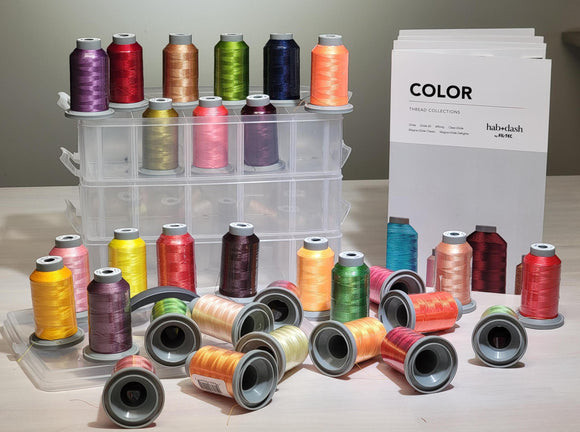 Glide Fruit Cake Thread Kit Collection || Embroidery || Glide 40wt. || Treasured Gifts, LLC Exclusive