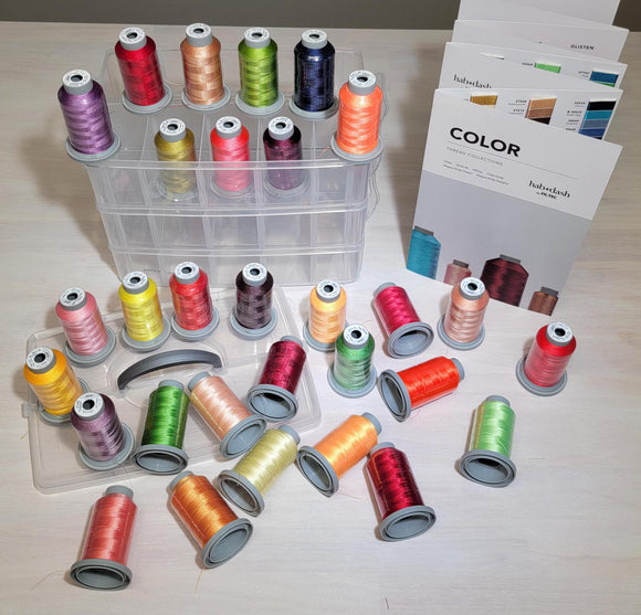 Glide Fruit Cake Thread Kit Collection || Embroidery || Glide 40wt. || Treasured Gifts, LLC Exclusive