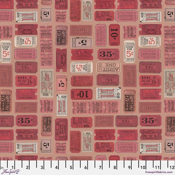 Tim Holtz Palette - Red Tickets || Red Collection || Free Spirit Fabrics