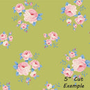 Mille Lime || Sunday Brunch - Lime/Teal || Tilda Fabric
