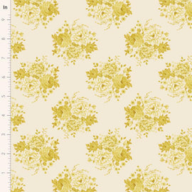 Mia Sour Yellow || Sunday Brunch - Grey/Yellow || Tilda Fabric