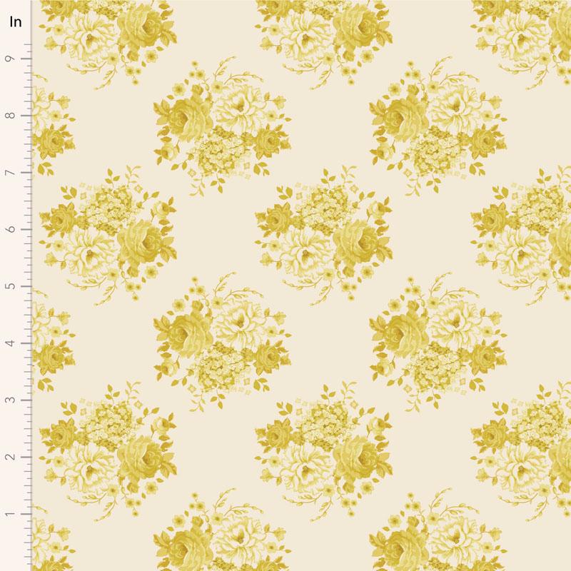 Mia Sour Yellow || Sunday Brunch - Grey/Yellow || Tilda Fabric