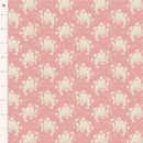 White Flower Pink || Sunday Brunch - Pink/Ginger || Tilda Fabric