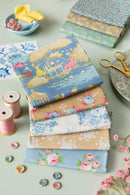 Sunday Brunch Blue || Sunday Brunch - Blue/Sand || Tilda Fabric