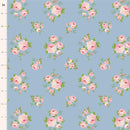 Mille Sky || Sunday Brunch - Blue/Sand || Tilda Fabric