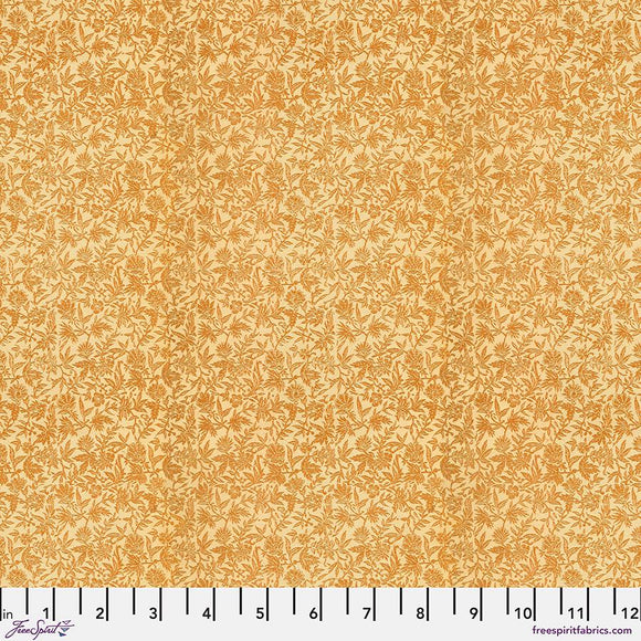 Tim Holtz Eclectic Elements Palette - Orange - Tiny Print || Orange Collection || Free Spirit Fabrics