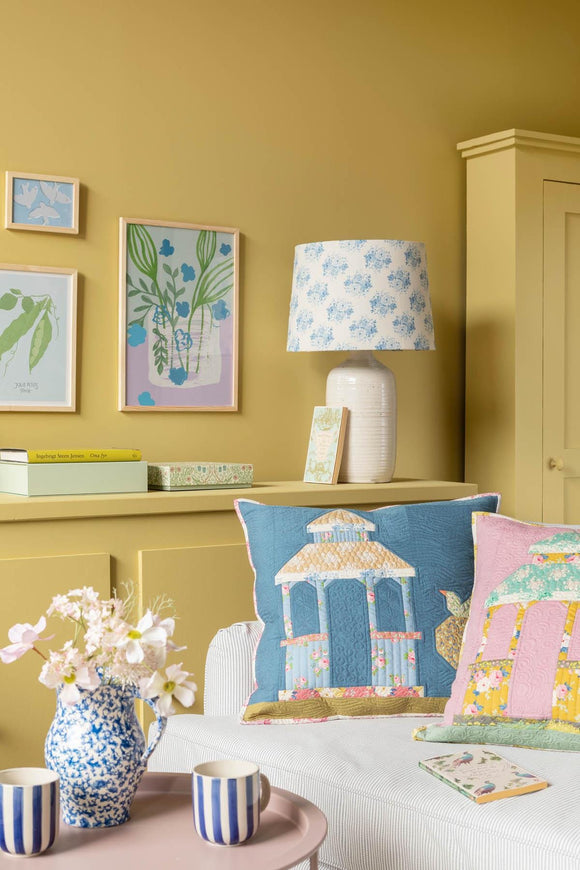 Sunday Brunch Blue || Sunday Brunch - Blue/Sand || Tilda Fabric