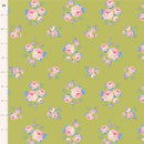 Mille Lime || Sunday Brunch - Lime/Teal || Tilda Fabric