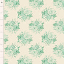 Mia Teal || Sunday Brunch - Lime/Teal || Tilda Fabric