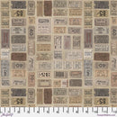 Neutral Tickets || Tim Holtz Palette Monthly Collection || Free Spirit