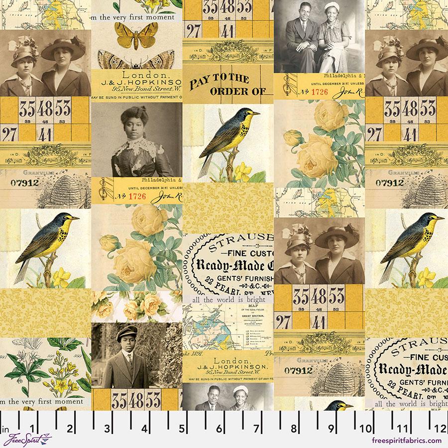 Tim Holtz Palette Collection Bundle - Yellow || 10 Cuts: Fat Quarter / Half Yard / Yard Bundles