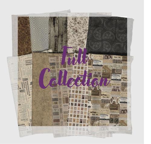 Neutral Collage || Tim Holtz Palette Monthly Collection || Free Spirit