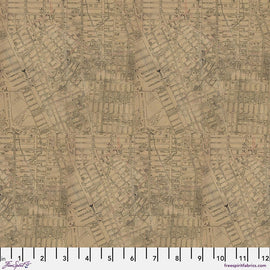 Neutral Map || Tim Holtz Palette Monthly Collection || Free Spirit