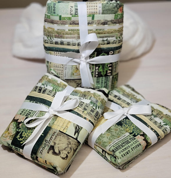 Tim Holtz Palette Collection Bundle - Green || 10 Cuts: Fat Quarter / Half Yard / Yard Bundles