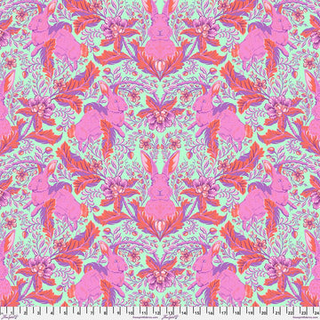 Hoppy Go Lucky - Blossom || Full Moon Forest II - Tula Pink 50th Fabric Collection || Quilting Cotton