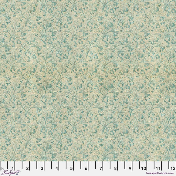 Tim Holtz Palette - Teal Tiny Print || Teal Collection || Free Spirit Fabrics