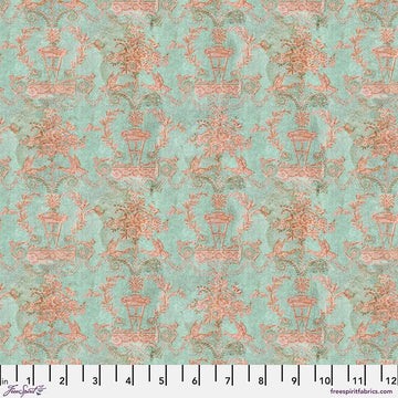 Tim Holtz Palette - Wallpaper || Teal Collection || Free Spirit Fabrics