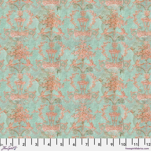 Tim Holtz Palette - Wallpaper || Teal Collection || Free Spirit Fabrics