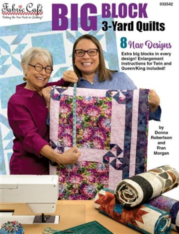 3-Yard Quilts BIG BLOCKS || Fabric Cafe || Pattern Book