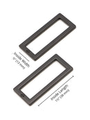 ByAnnie Rectangle Ring - 1 1/2" - Set of Two