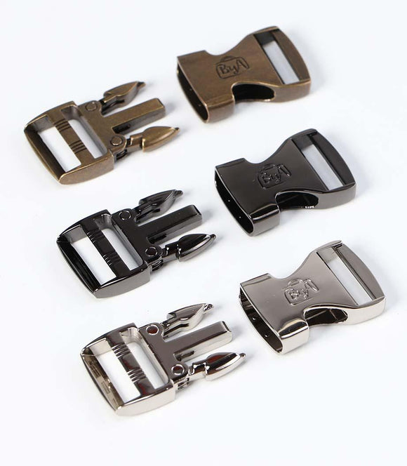 ByAnnie Side Release Buckle (Metal) - 1" - Set of One