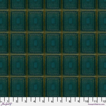 Tim Holtz Palette - Teal Tiles || Teal Collection || Free Spirit Fabrics
